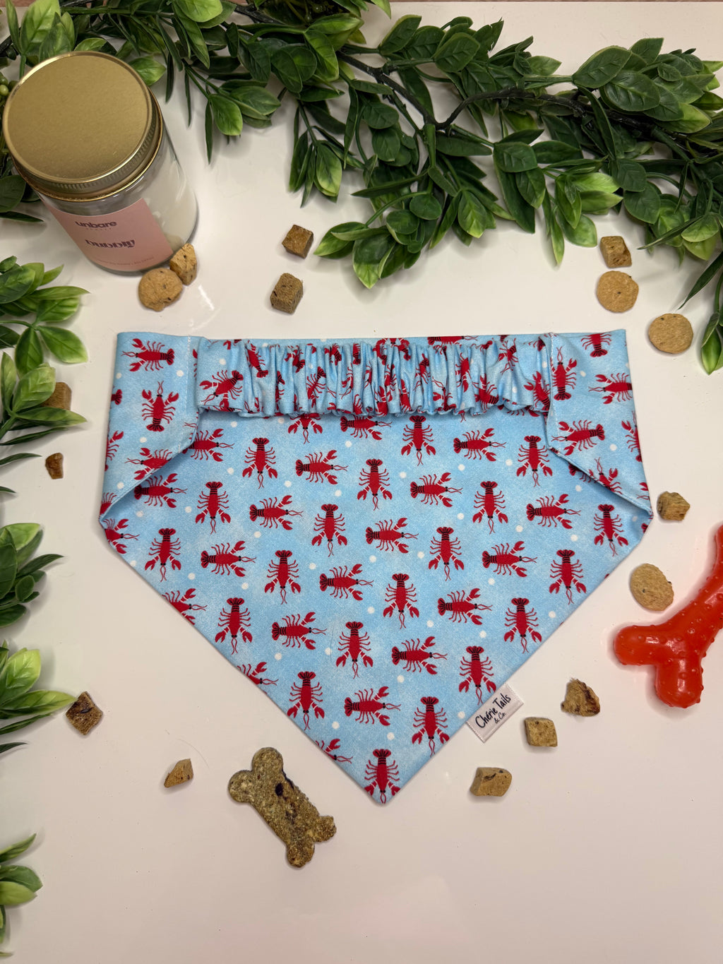 Coastal Lobster Dog Bandana