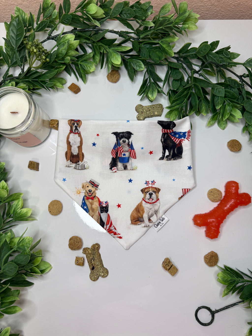 Patriotic Dog Bandana