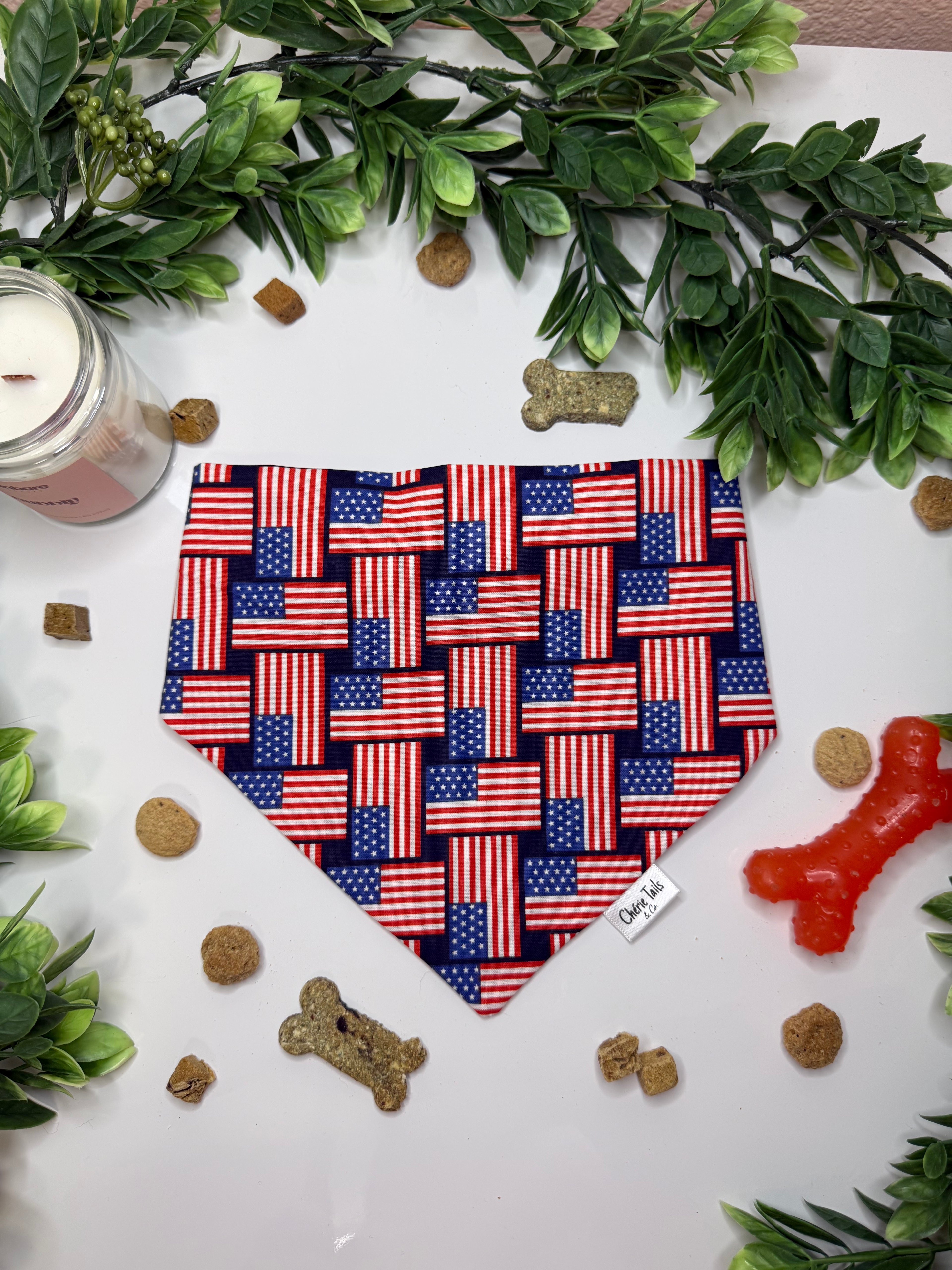 American Flag Bandana